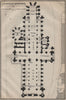 LICHFIELD CATHEDRAL floor plan. Staffordshire. BAEDEKER 1910 old antique map
