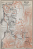 DELOS ground plan. Theatre Agora of the Italians Temples &c. Greece 1909 map