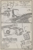 EPIDAURUS/EPIDAVROS. Hieron Asklepios/Asklepius temple/sanctuary plans 1909 map
