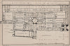 HOUSES OF PARLIAMENT floor plan. Palace of Westminster. London 1905 old map