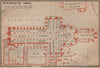 WESTMINSTER ABBEY floor plan. St Margaret's church. London. BAEDEKER 1905 map