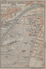 ROYAL BOTANICAL GARDENS KEW ground plan. London. BAEDEKER 1905 old antique map