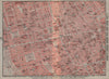 LONDON WEST END. Marylebone Soho Mayfair Fitzrovia Baker Street 1905 old map