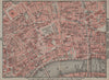 LONDON Holborn Fleet Street Strand Covent Garden Bloomsbury Smithfield 1905 map