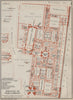 HOUSES OF PARLIAMENT floor plan. Palace of Westminster. London 1930 old map