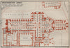 WESTMINSTER ABBEY floor plan. St Margaret's church. London. BAEDEKER 1930 map