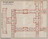 BRITISH MUSEUM FIRST FLOOR floor plan. Bloomsbury, London. BAEDEKER 1930 map