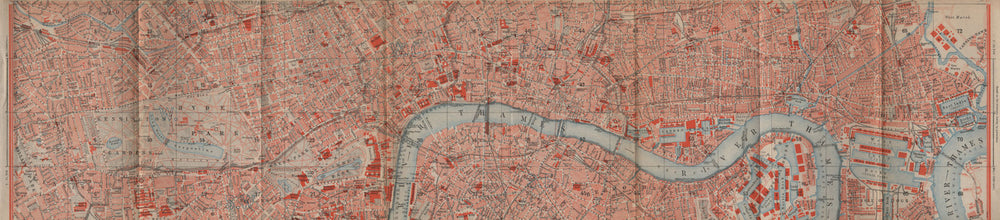 CENTRAL LONDON Bayswater Kensington Mayfair Southwark City Docks 1930 old map