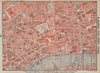 LONDON Holborn Fleet Street Strand Covent Garden Bloomsbury Smithfield 1930 map