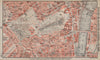 LONDON. St James's Mayfair Westminster Victoria Belgravia Lambeth 1930 old map