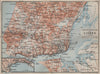 LISBON LISBOA CIRCUMVISINHANÇAS environs. Cascais Sintra. Portugal 1911 map