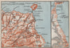 LAS PALMAS DE GRAN CANARIA town city plan & environs. Canary Islands  1911 map