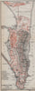 GIBRALTAR antique town city plan. Gibraltar. BAEDEKER 1911 old map