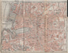 MARSEILLES MARSEILLE town city plan de la ville. Bouches-du-Rhône 1911 old map