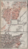 BÔNE (ANNABA) antique town city plan & environs. Algeria carte 1911 old map