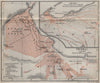 TRIPOLI town city plan & environs. Dahra Citta Nuova Harra Kebir Libya 1911 map