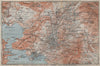 ATHENS ENVIRONS. Piraeus Aspropyrgos Acharnes. Greece. BAEDEKER 1911 old map