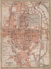 NANCY antique town city plan de la ville. Meurthe-et-Moselle carte 1899 map
