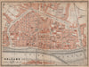 ORLÉANS antique town city plan de la ville. Loiret. Orleans carte 1899 old map