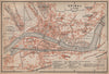 EPINAL antique town city plan de la ville. Vosges. Épinal carte 1899 old map