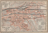 BAR-LE-DUC antique town city plan de la ville. Meuse carte. BAEDEKER 1905 map