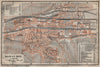 BAR-LE-DUC antique town city plan de la ville. Meuse carte. BAEDEKER 1909 map