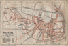 PROVINS antique town city plan de la ville. Seine-et-Marne carte 1909 old map