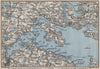 FLENSBURGER FÖRDE FLENSBORG FJORD/Firth. Sonderborg Schleswig-Holstein 1886 map