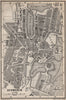 SCHWERIN antique town city stadtplan. Mecklenburg-Vorpommern karte 1886 map