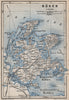 RÜGEN. Stralsund Bergen Sassnitz Sellin. Rugen Deutschland Germany 1886 map