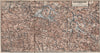 KARKONOSZE/IZERY/SUDETY MOUNTAINS Jelenia Gora Lubawka Swiebodzice 1886 map