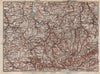 ORE MOUNTAINS. Erzgebirge Krusne hory Chemnitz Zwickau Plauen Glauchau 1886 map