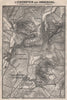 LIEBENSTEIN & environs/umgebung. Altenstein. Thurinigia karte. SMALL 1886 map
