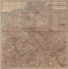 NORTH WEST GERMANY Railways. Nord Deutschland eisenbahnen karte 1900 old map