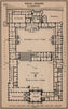 BERLINER STADTSCHLOSS. Berlin Royal/City Palace. Second floor plan 1900 map