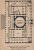 ALTES/OLD MUSEUM Berlin. 1st floor plan. Gallery of Antique Sculptures 1900 map