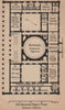 ALTES/OLD MUSEUM Berlin. Upper floor plan. Antiquarium karte. SMALL 1900 map