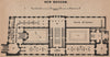 NEW MUSEUM. NEUES MUSEUM floor plan. Berlin karte. BAEDEKER. SMALL 1900 map