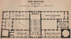 NEW MUSEUM NEUES MUSEUM Second floor plan. Berlin karte. BAEDEKER.SMALL 1900 map