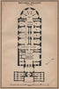 ALTE NATIONALGALERIE, Berlin. Old National gallery. First floor plan 1900 map