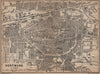 DORTMUND town city stadtplan & Hohensyburg. Northrhine-Westfalia karte 1900 map
