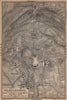 BERGPARK WILHELMSHÖHE. Kassel, Deutschland. Kaupert karte. BAEDEKER 1900 map