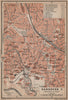 HANNOVER INNERE STADT town city plan II. Hanover. Lower Saxony karte 1900 map