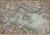 FLENSBURGER FÖRDE FLENSBORG FJORD/Firth. Sonderborg Schleswig-Holstein 1900 map