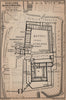 ZAMEK W MALBORKU. Ordensburg Marienburg. Malbork Castle plan. Poland 1900 map