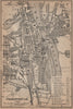 FRANKFURT AN DER ODER antique town city stadtplan. Hessen karte 1900 old map