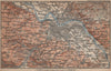 DRESDEN & environs/umgebung. Saxony karte. BAEDEKER 1900 old antique map chart