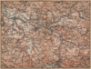 SAXON/BOHEMIAN SWITZERLAND Böhmische/Sächsische Schweiz Ceske Svycarsko 1900 map