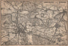 DESSAU environs/umgebung. Roslau Roßlau Worlitz Coswig Oranienbaum 1900 map