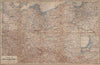NORTH EAST GERMANY Railways. Nordosten Deutschland eisenbahnen karte 1900 map